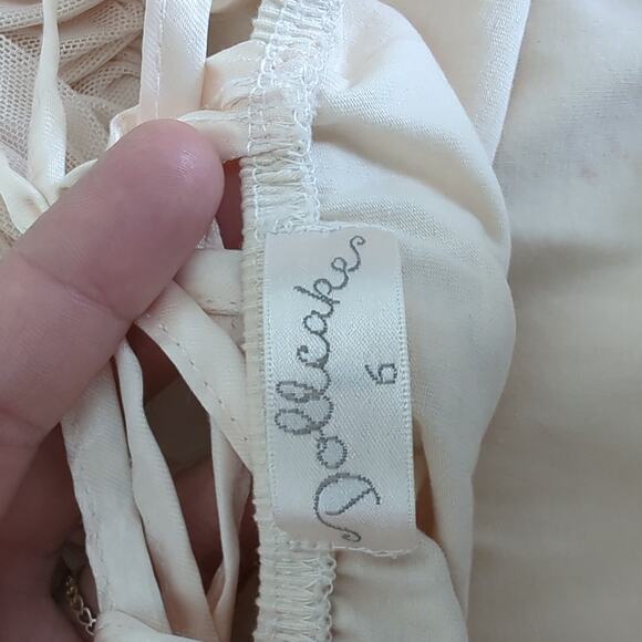 Dollcake Girls Dress Love Potion Ruffle Lace Party Tiered Pink White Size 6 RARE - Picture 8 of 10